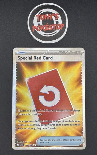 Special red card - red, chaos
