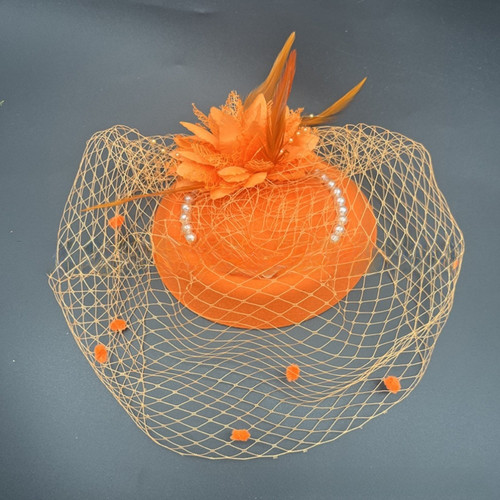 Vintage wedding veil - veil, hat