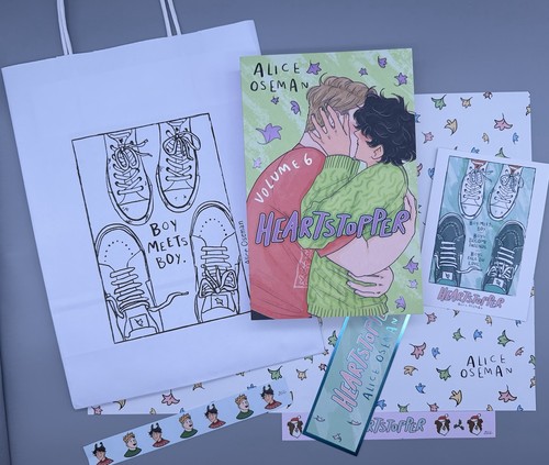 Signed heartstopper by alice - signed,