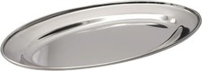 OVAL PLATTER SERVING STAINLESS