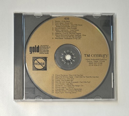 Gold disc century 435 - tm, #435