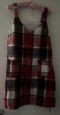 Cupshe Women's Tartan Pinafore