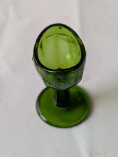 Vintage Pressed Green Glass Eyewash Glass