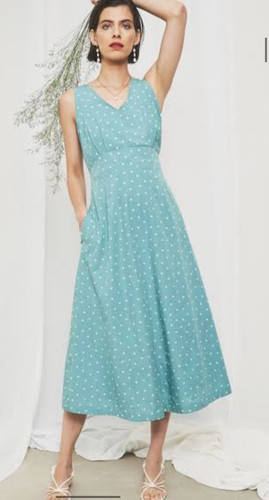 Seasalt midi dress sky beyond - midi,