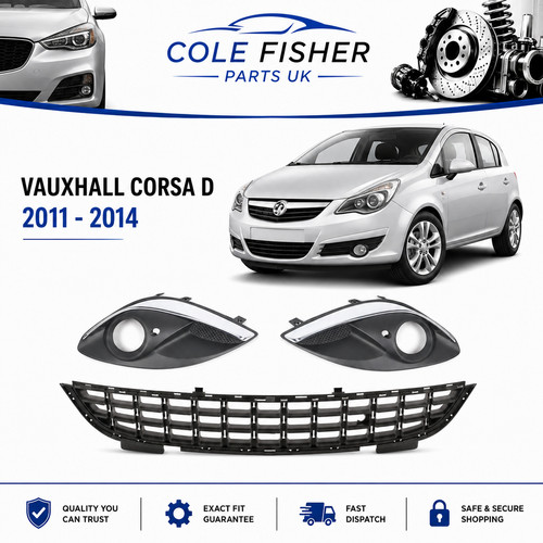 Front grille fog light - grille,