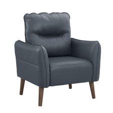 Modern Faux Leather Accent