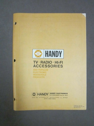 Vintage audio parts catalog - vintage,