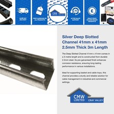 Deep Slotted Channel 41mm x