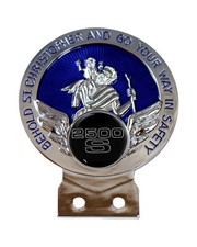 Triumph 2500 'S' Logo St Chris Car Badge + Fixings Choice of 3 Colours