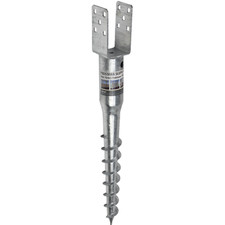 Fence Spike Ground Support Screw Anchor Heavy Duty Brackets Post Repair and Supp