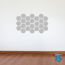 Hexagons Vinyl Wall Art