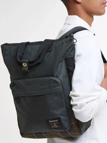 Barbour field waxed backpack - barbour,