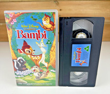 Bambi Walt Disney Classics Vintage VHS Tape Animated Childrens Favourite