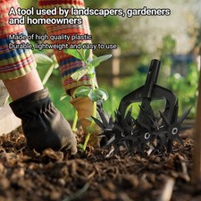 Cultivator Tool Set Hand Held Garden Cultivator With Detachable Tines