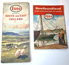 Vintage ESSO Road Maps Job Lot