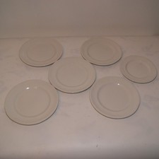 5x Churchill Buckingham White Dinner Plate 26cm  + Side Plate 22cm