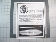 vtg Surfing ephemera - 1970 Surfboards promo flyer Gerry Lopez model Hansen