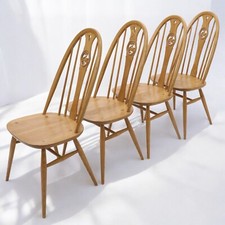 4 Ercol Windsor Swan Bow Back