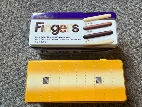 Two vintage cadbury fingers - vintage, cadbury's