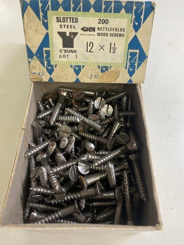 Box steel countersunk screws - box,