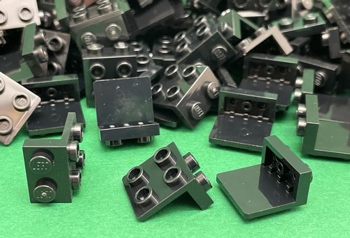 Lego bracket 1x2 - lego, black