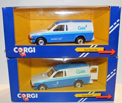 Corgi two british gas - british, ford