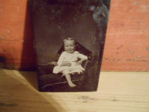 Antique vintage tintype - antique,