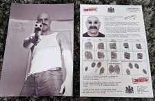 prisoner charles bronson posters. set of 2. krays. crime.