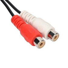 DIN 7PIN Male To 2RCA Female