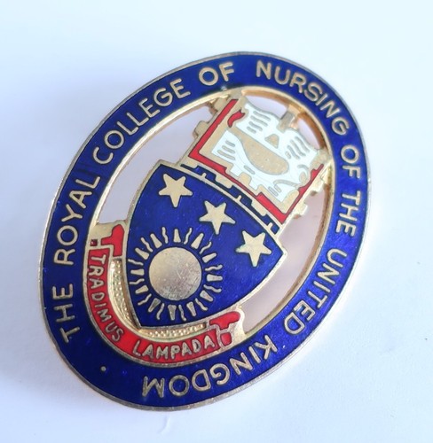 Vintage enamel badge royal - vintage,