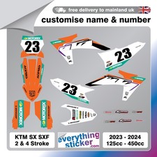 CUSTOM KTM MX Graphics Kit