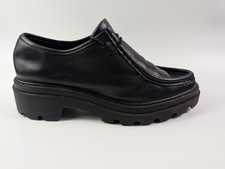 Zara Man Black Leather Chunky