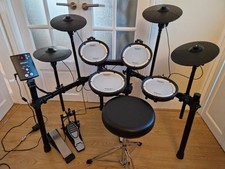ROLAND TD-1DMK Electronic V-Drum Kit with upgrades.