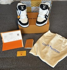 lv denim monogram trainers