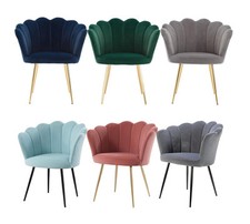 Grey Boucle Fabric Scallop