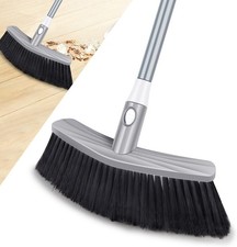 Broom Indoor Sweeping Broom Brush with Long Handle, UMAYCOOL Kitchen Indoor