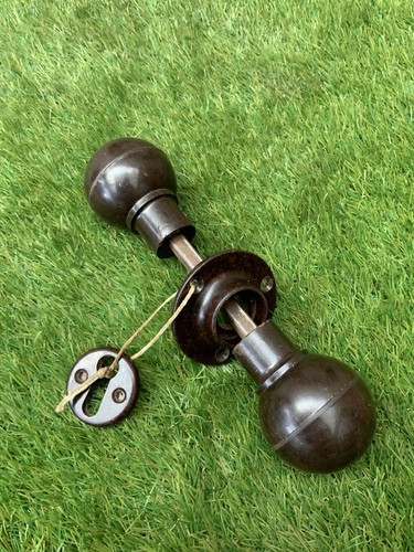 Pair vintage bakelite door - pair, of