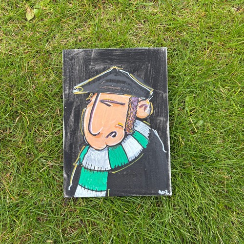 Classic football fan - fan, artwork