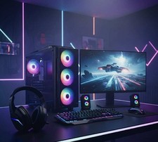 Full setup gaming pc - setup,