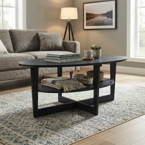 Contemporary oval coffee - contemporary,