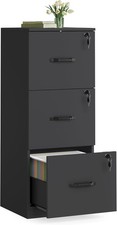 VASAGLE File Cabinet with 3