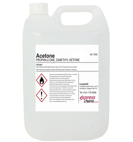 Litre acetone 5 - litre,