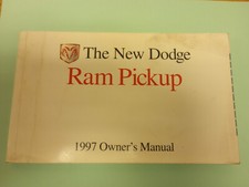 1997 DODGE RAM PICKUP OWNERS
