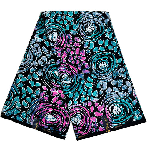 Cotton fabric african wax - african,