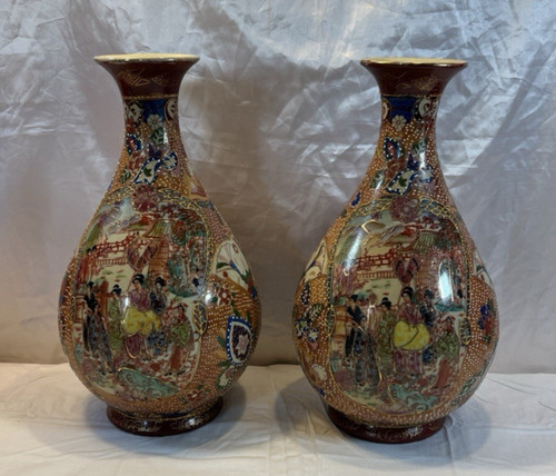 Vintage pair oriental hand - pair,