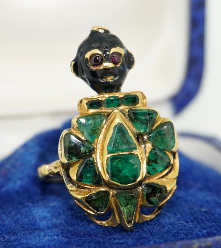 Antique enamel emerald - enamel,