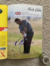 Nick Faldo Autograph Royal