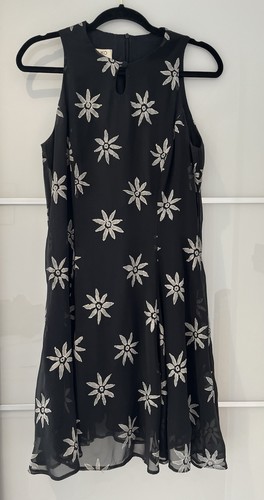 Kaliko black sleeveless floral - kaliko,