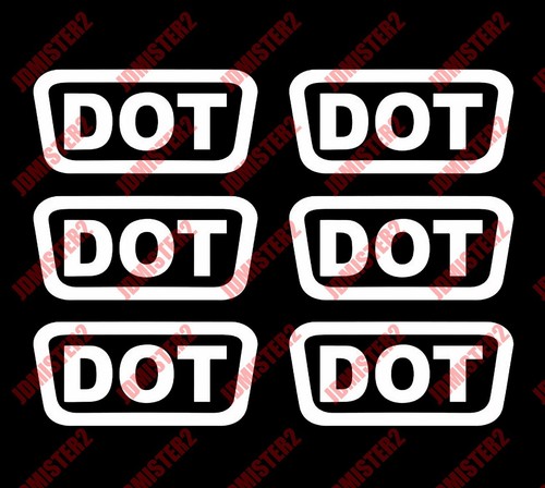 Dot motorcycle helmet - motorcycle, stickers