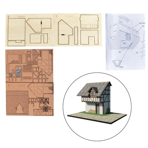 Scale building model kits - 1:72,